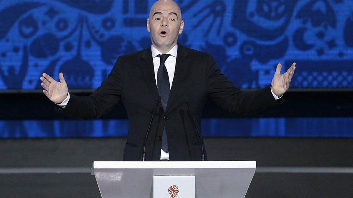 FIFA-Präsident Gianni Infantino hat große Pläne