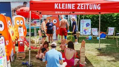 Die Kleine-Zeitung-Bädertour 2026 machte in Graz-Andritz halt