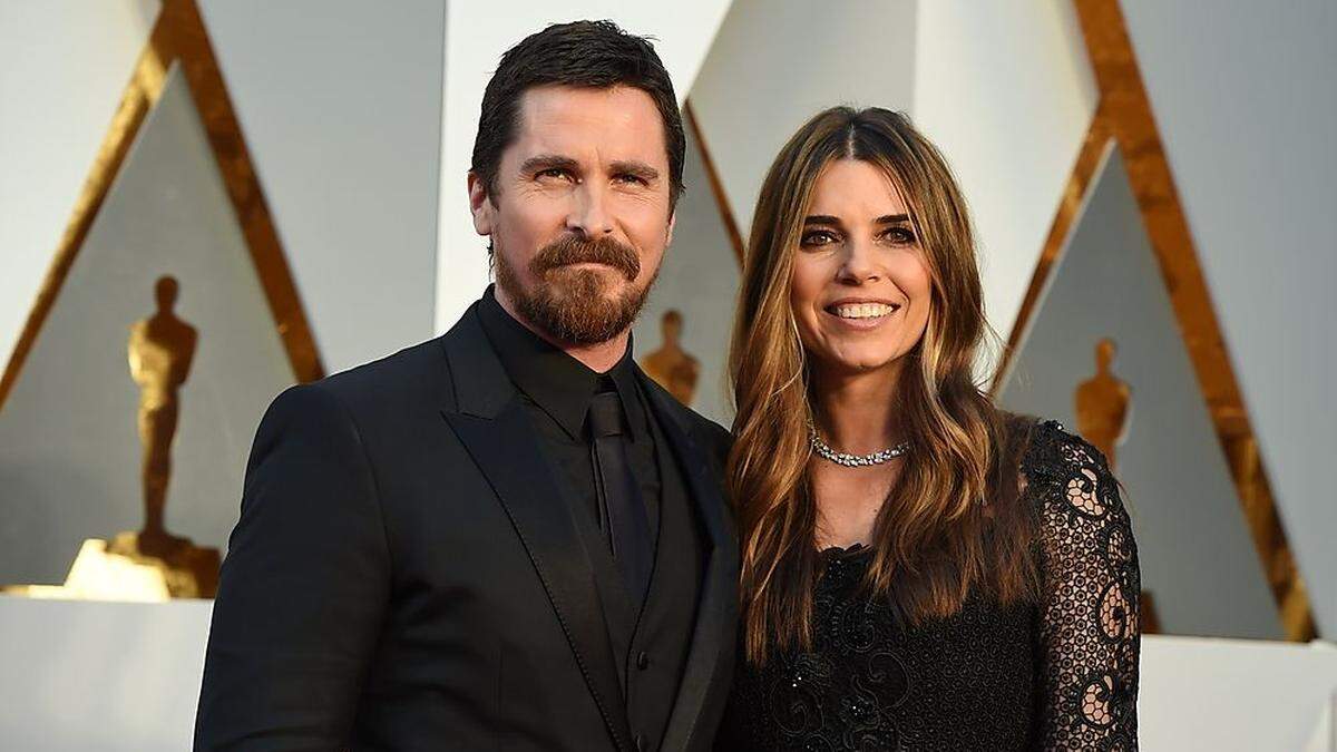 Christian Bale mit Frau Sibi Blazic