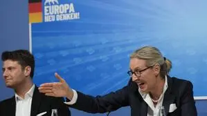 AfD-Chefin Alice Weidel mit neuem Fraktionsführer René Aust