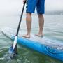 Mit einem Stand-Up-Paddleboard rückte der Lebensretter aus