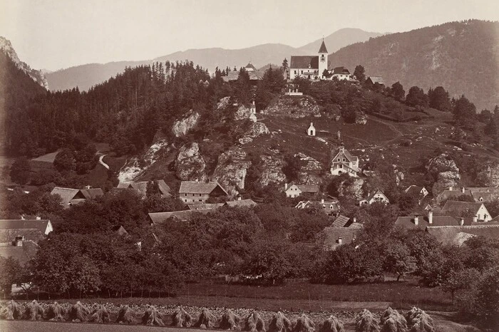 1880 Kirchberg von Deutschfeistritz