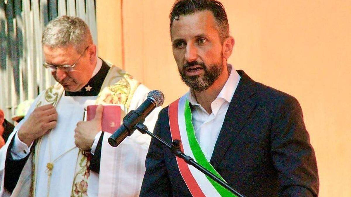 Andrea Costa (41), Bürgermeister von Luzzara