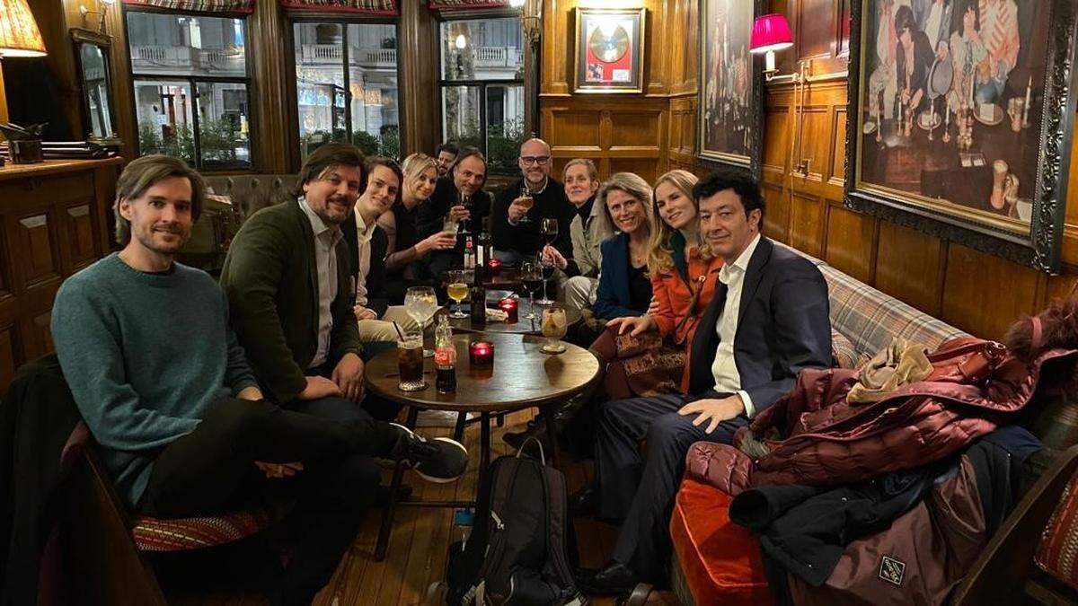 In einem Pub ließen die Weltkärntner den gemeinsamen Abend in London ausklingen