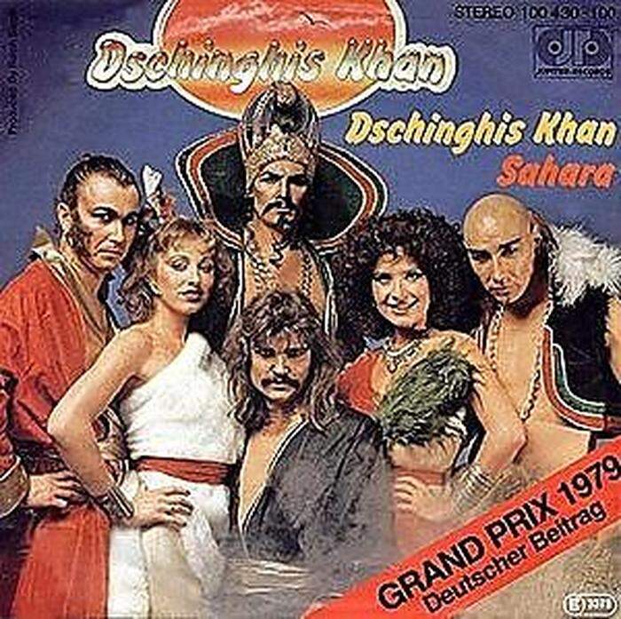 Altes Single-Cover von Dschinghis Khan aus 1979