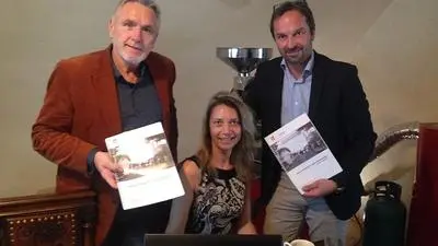 Stark, Constanze Schaffner vom "Cityteam" und Rudi Egger (von links) bei der Präsentation des Zählungsergebnisses