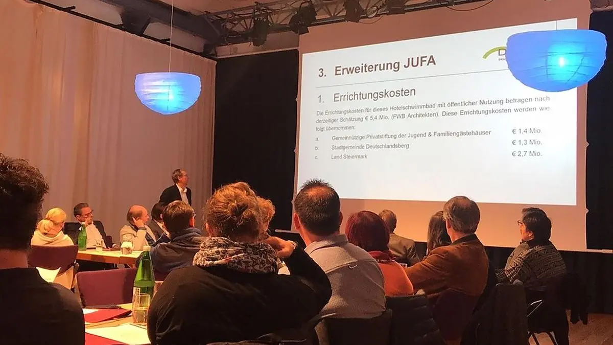 Bei der Gemeinderatssitzung in Deutschlandsberg wurde ausführlich diskutiert