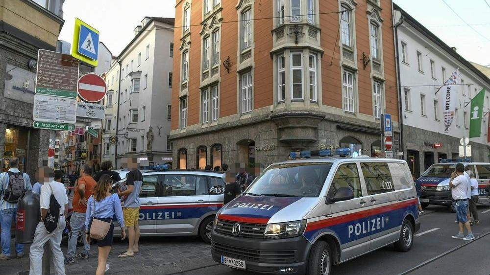 Bombendrohung in Innsbruck