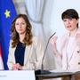 Plakolm und Maurer | Staatssekretärin Plakolm (ÖVP) und Grünen-Klubobfrau Maurer präsentierten die Reformpläne