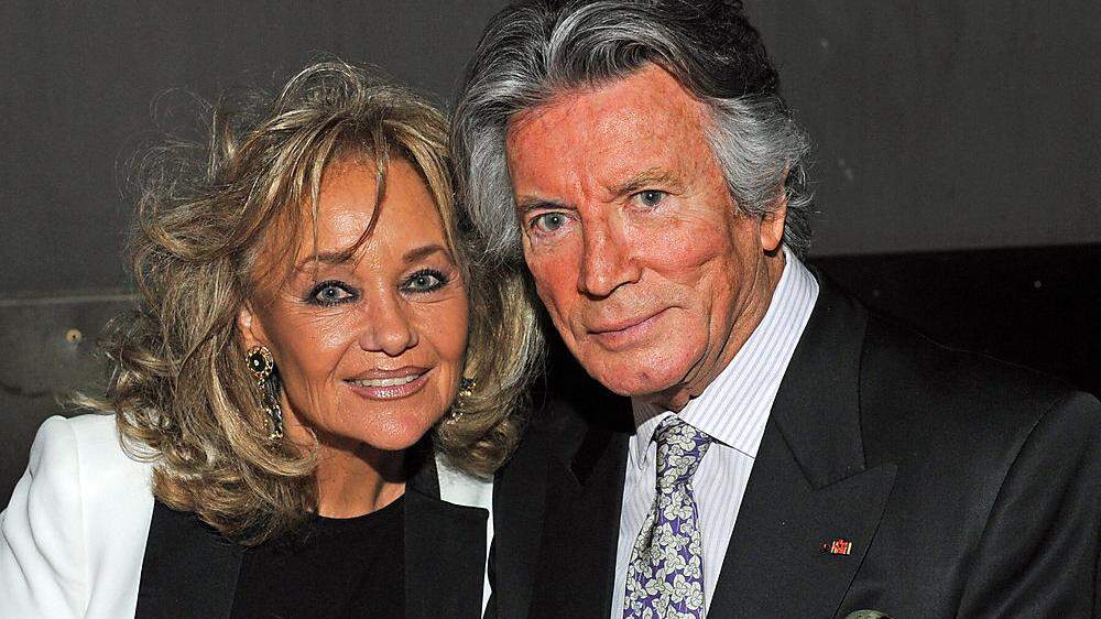 Pierre Brice (1929-2015) mit seiner Frau Hella