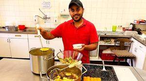 Abdulla Nihad lebt im „Bärenwirt“-Heim in Weitensfeld und kocht dort auch fürs Catering arabisch-europäisch