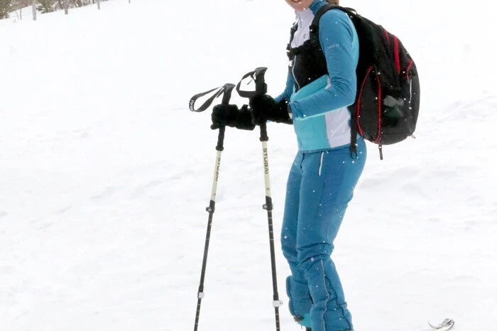 Aber nicht nur die Skifahrer nutzten die Gelegenheit, auch auf der Loipe war einiges los.   