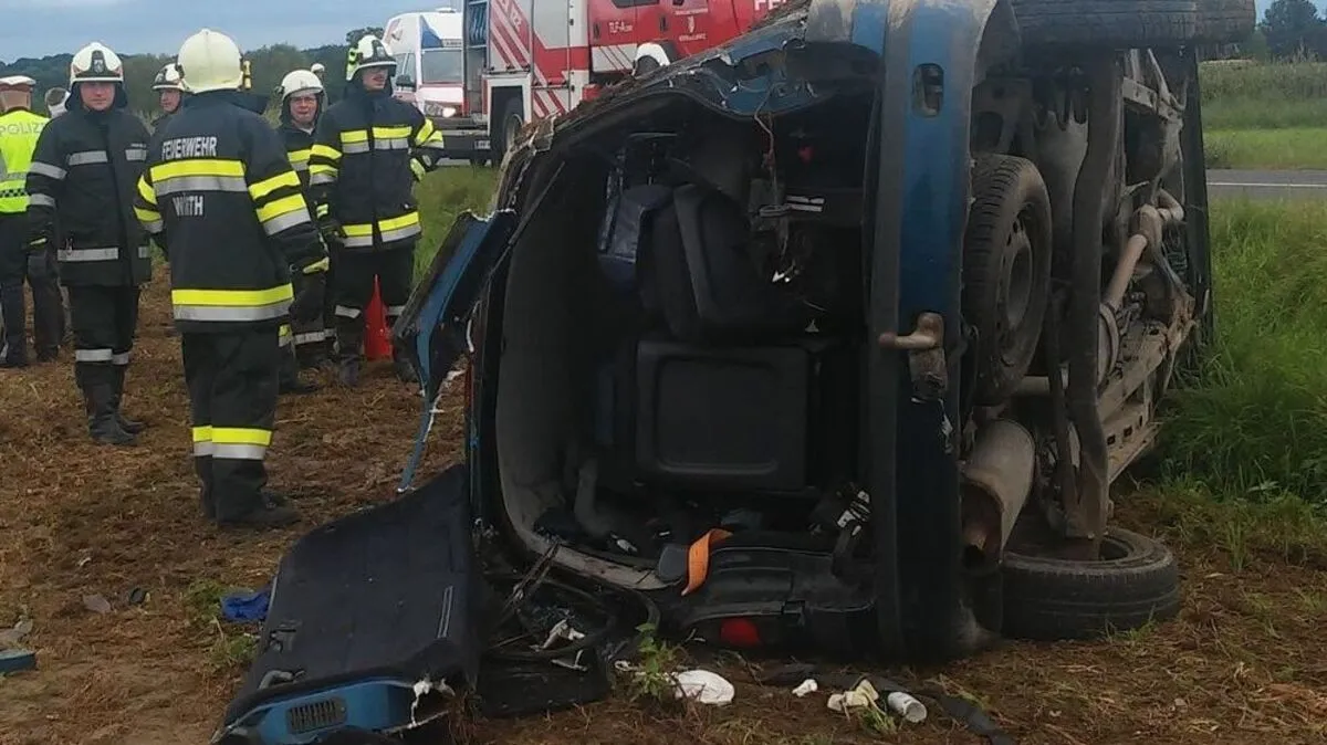 Die Unfallstelle in Wörth an der Lafnitz