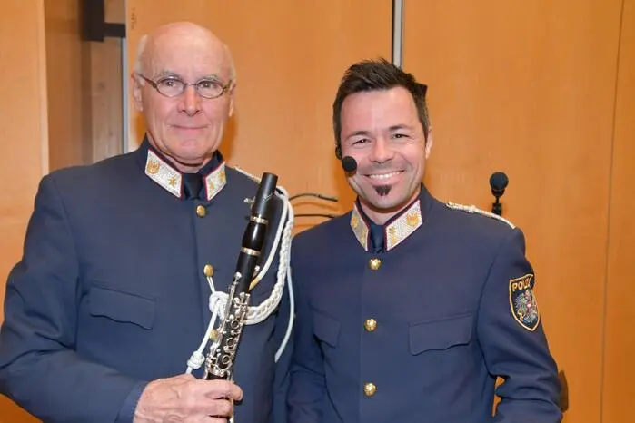 Die Moderation übernahm Polizeisprecher Markus Lamb (rechts).