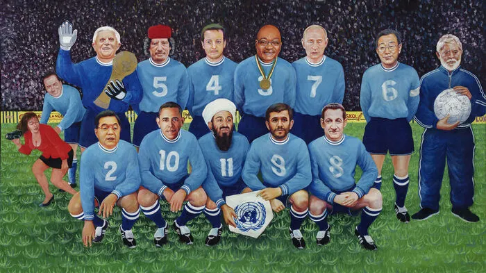 Hoppla, einige der Herren in Chéri Chérins "Los Galacticos" (2010) sind wohlbekannt.