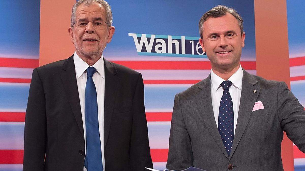 Van der Bellen und Hofer