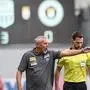 PASCHING,AUSTRIA,23.JUL.22 - SOCCER - ADMIRAL Bundesliga, Linzer ASK vs SK Austria Klagenfurt. Image shows the disappointment of head coach Peter Pacult (A.Klagenfurt).
Photo: GEPA pictures/ Manfred Binder