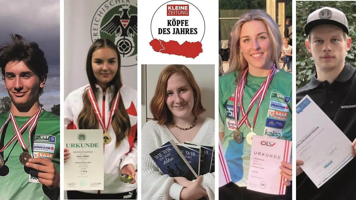 Stephan Pacher, Eszter Forró, Alexandra Kreuzer, Hannah Ladinig und Christoph Kopp (von links)