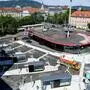 Nur noch der Feinschliff wurde zuletzt noch gemacht: Der neue Busbahnhof am Andreas-Hofer-Platz