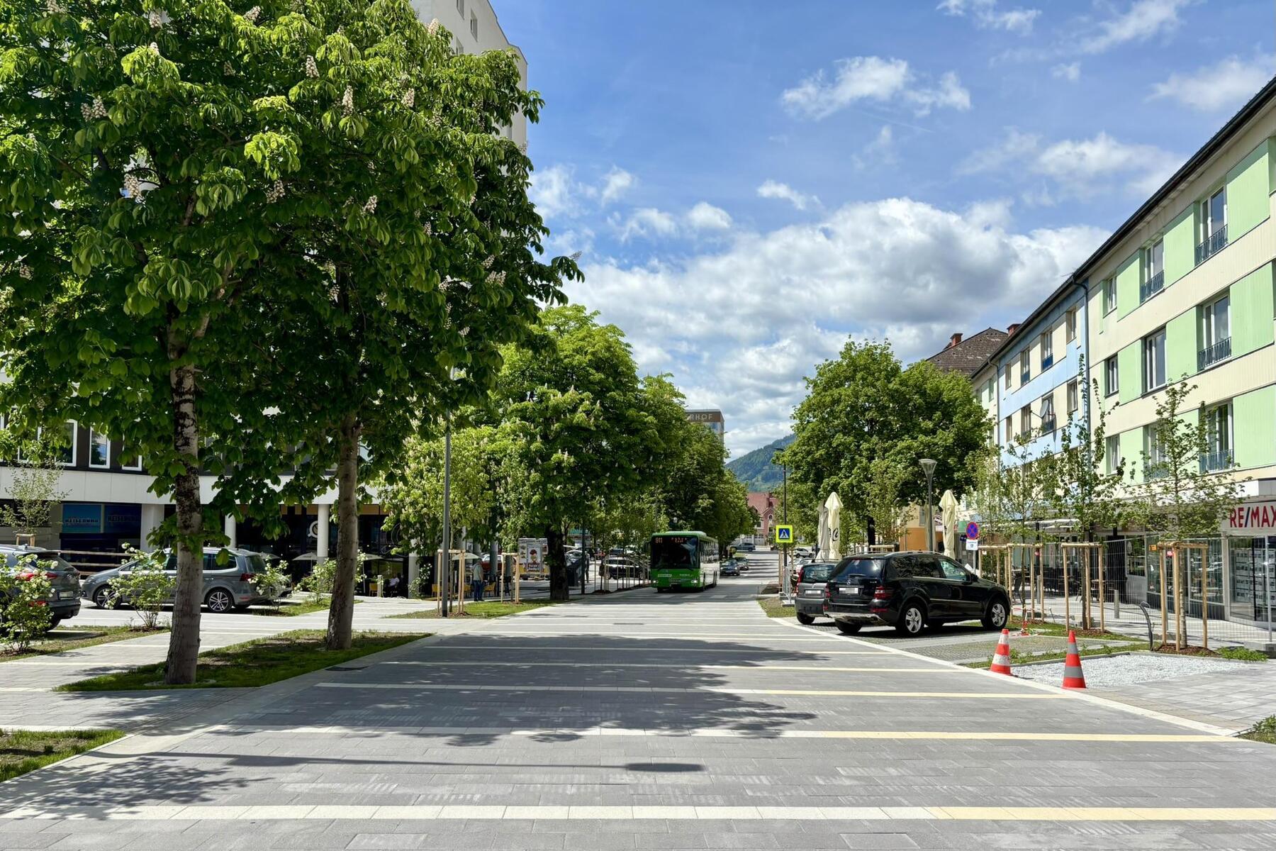 Liezen: Hauptplatz fünf Wochen früher als geplant wieder offen