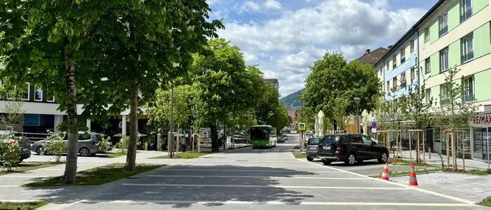 Die Durchfahrt über den Liezener Hauptplatz ist wieder möglich