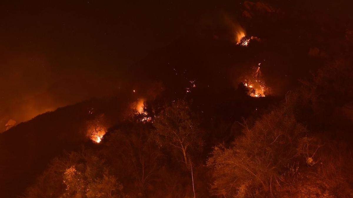 Die Waldbrände in Kalifornien dauern an. 