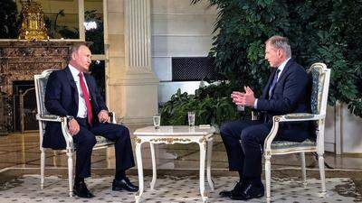 Eine seltene Gelegenheit: Armin Wolf interviewte Russlands Präsident Wladimir Putin.