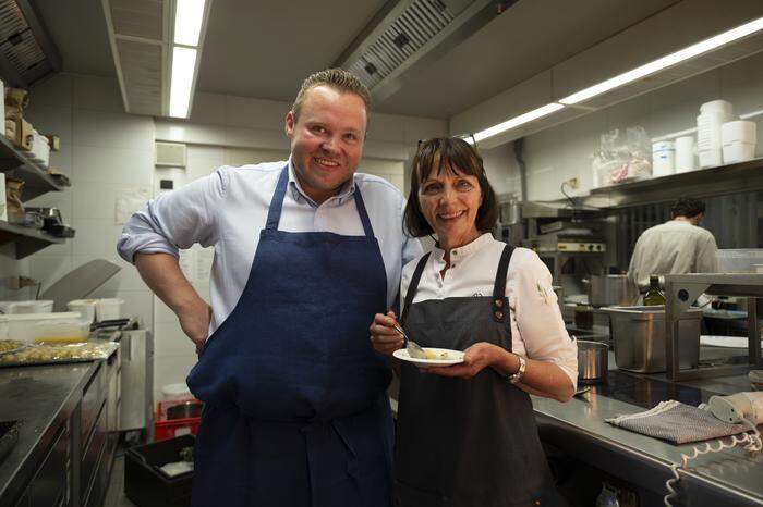 Elisabeth Grabmer vom Restaurant Waldschänke unterstrich vor Ort gemeinsam mit Richard Rauch die kulinarische Stärke Österreichs.