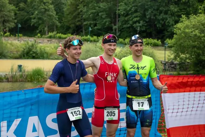 Im Hobbybereich ging es Dominik Fink (mitte) als Erstplatzierter hervor