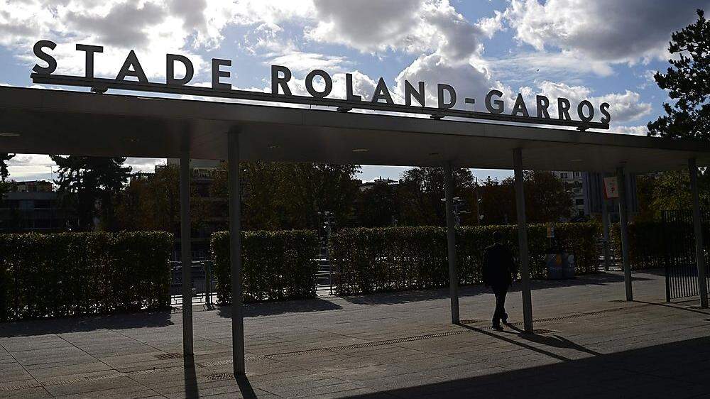 Nur 1000 Personen dürfen täglich auf die Anlage in Roland Garros