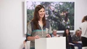 Tanja Maljartschuk bei ihrer Lesung