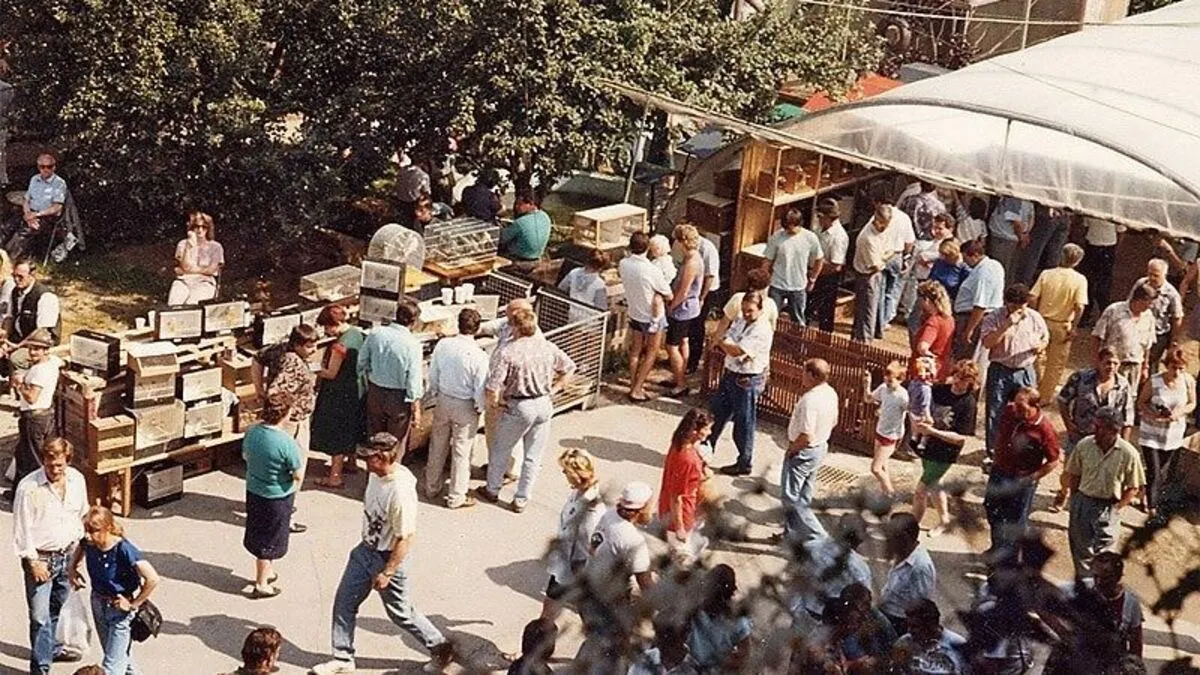 1989 eröffnete der Tobelbader Kleintier- und Vogelmarkt
