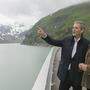 Gipfelgespräch unterm Großglockner, auf dem oberen Staudamm in Kaprun: Minister Hartwig Löger und Verbund-Chef Wolfgang Anzengruber 