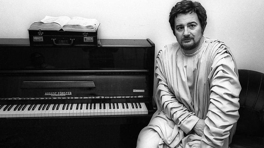 Der Tenor Giuseppe Giacomini (Aufnahme aus den 1980er-Jahren)