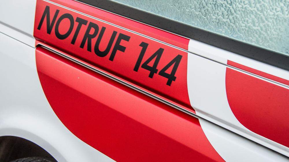 Rettung wurde zu schwerem Arbeitsunfall in Graz Ries gerufen