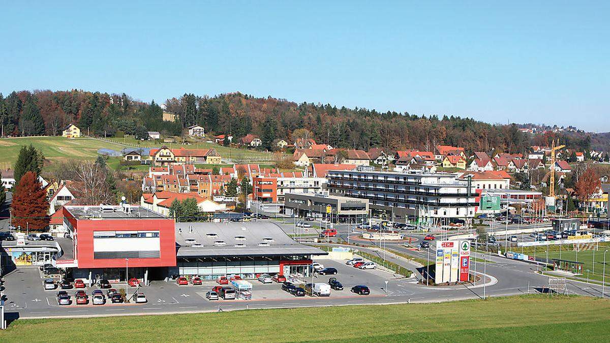 Das Ortszentrum von Hart