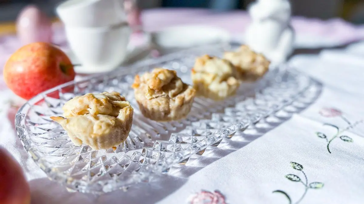 Einfache Rezepte: Vegane Apfelmuffins