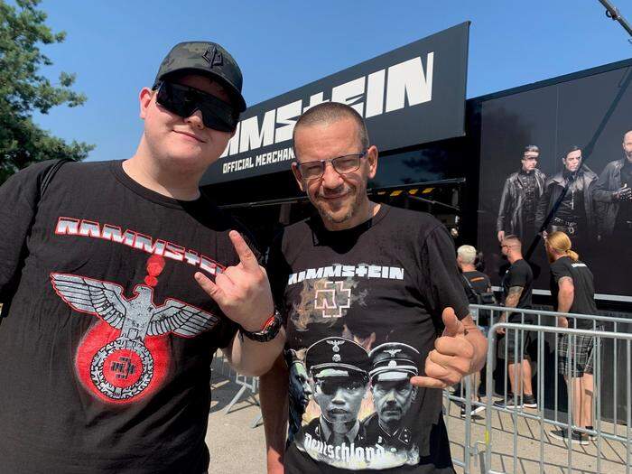 Gestern angereist, heute Rammstein: Zwei Fans aus dem Raum Linz