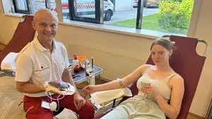 Viele Erstspender kamen zur Blutspendeaktion in Weiz, auch die 18-jährige Rosa Steiner