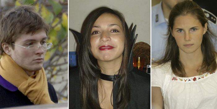 Raffaele Sollecito, Meredith Kercher und Amanda Knox