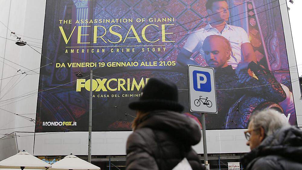 Werbung wird für die Serie auch  in Rom gemacht