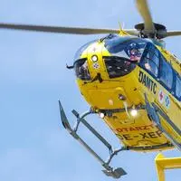 Der Mann musste mit dem Rettungshubschrauber ins Krankenhaus gebracht werden