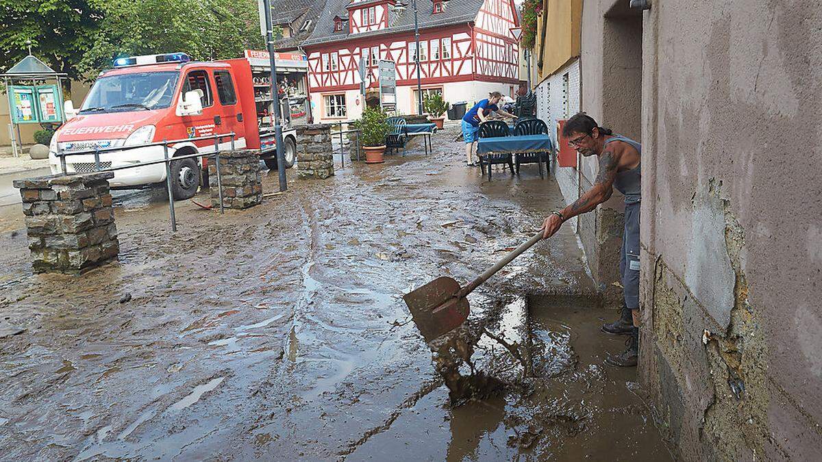 Unwetter machen in Stromberg den Einwohnern zu schaffen 