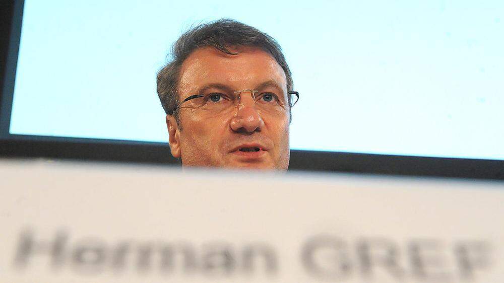Sberbank-Chef Herman Gref will jetzt so schnell wie möglich die Kosten senken