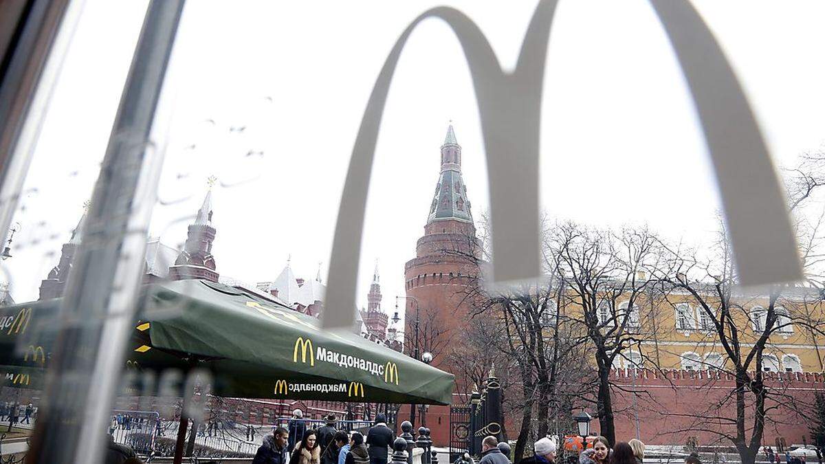 Im Vorjahr ließen die russischen Behörden vorübergehend McDonald's-Filialen schließen