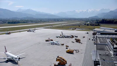 Alle vier Maschinen landeten sicher in Salzburg 