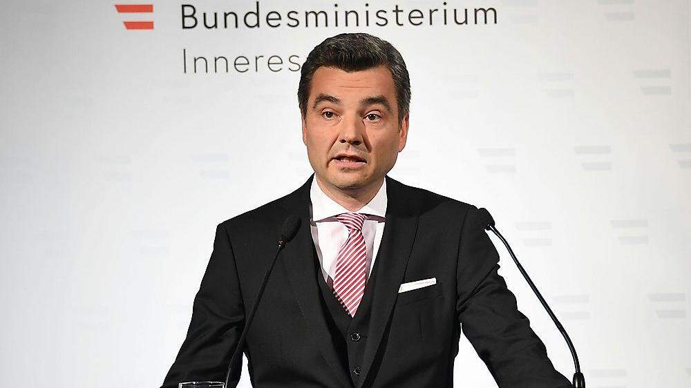 Innenminister Wolfgang Peschorn 