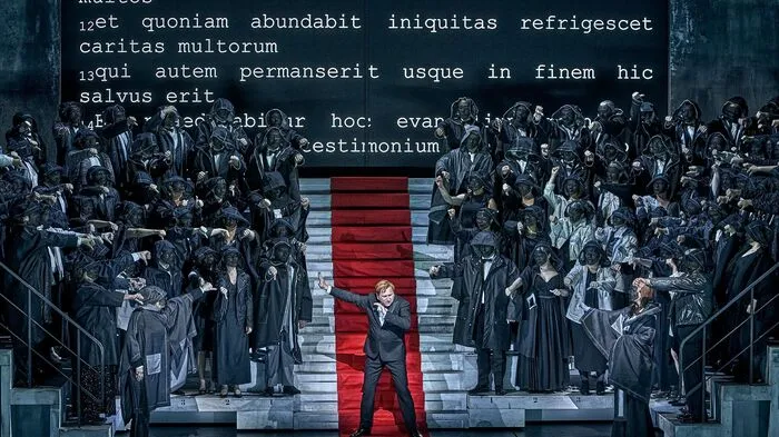 Der österreichische Tenor Andras Schager als Rienzi