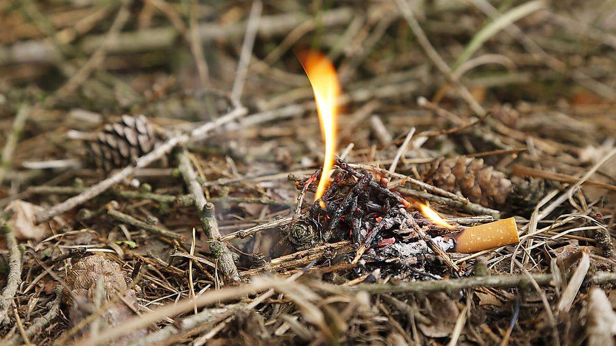 Achtlos weggeworfene Zigaretten können verheerende Folgen haben 