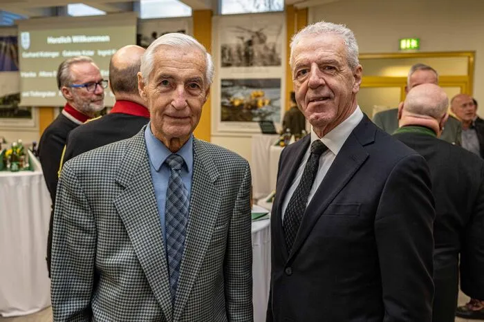 Alt-Bgm. Alfred Stingl und Ex-Flughafendirektor Gerhard Widmann